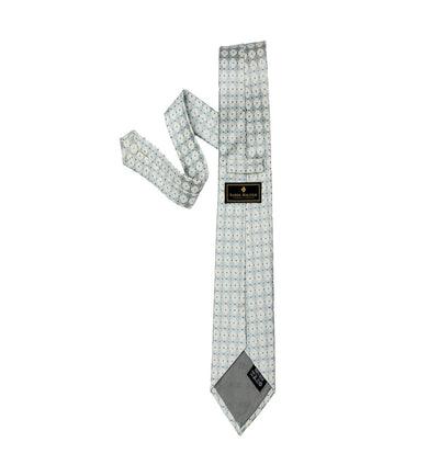 Light Grey & White Diamond Checkered